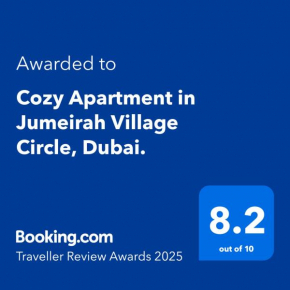 Cozy Apartment in Jumeirah Village Circle, Dubai.